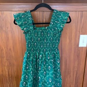 NWT Hill House green Ellie Nap dress